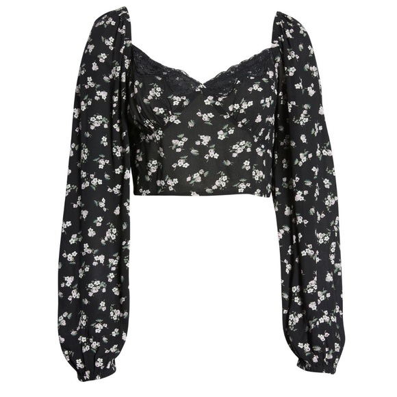 + BP. + Lace Trim CropTop - Picture 6 of 7